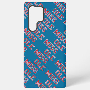 University of Mississippi   Ole Miss Wordmark Samsung Galaxy Case
