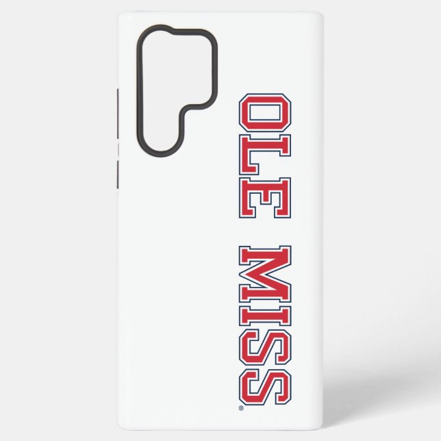 University of Mississippi | Ole Miss Wordmark Samsung Galaxy S22 Ultra Case (Back)