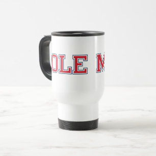 University of Mississippi   Ole Miss Wordmark Travel Mug