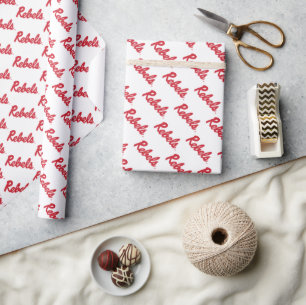 University of Mississippi Rebels Script Wrapping Paper