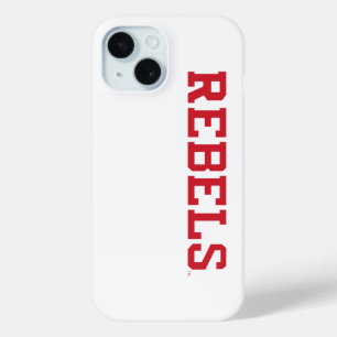 University of Mississippi   Rebels Wordmark iPhone 15 Case