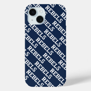 University of Mississippi   Rebels Wordmark iPhone 15 Case