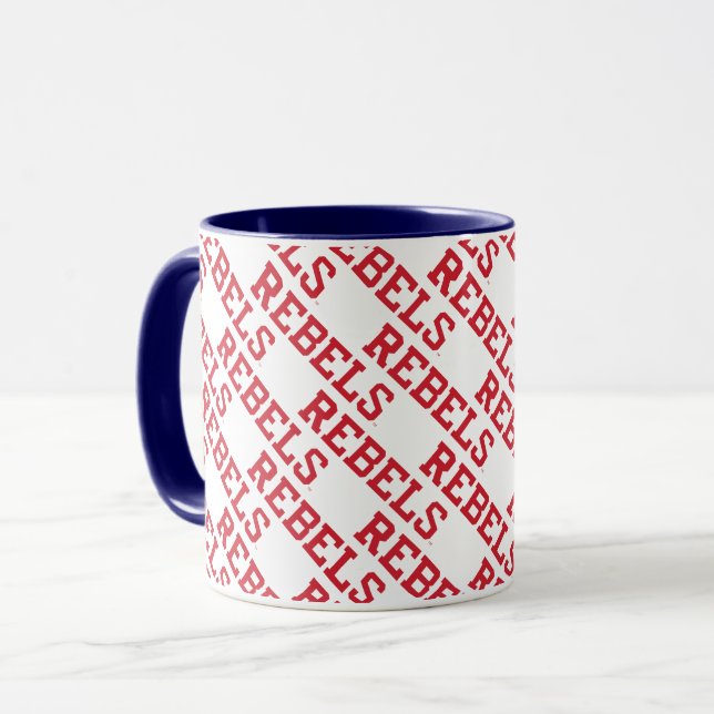 University of Mississippi | Rebels Wordmark Mug (Front Left)