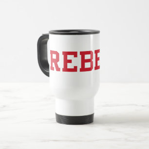 University of Mississippi   Rebels Wordmark Travel Mug