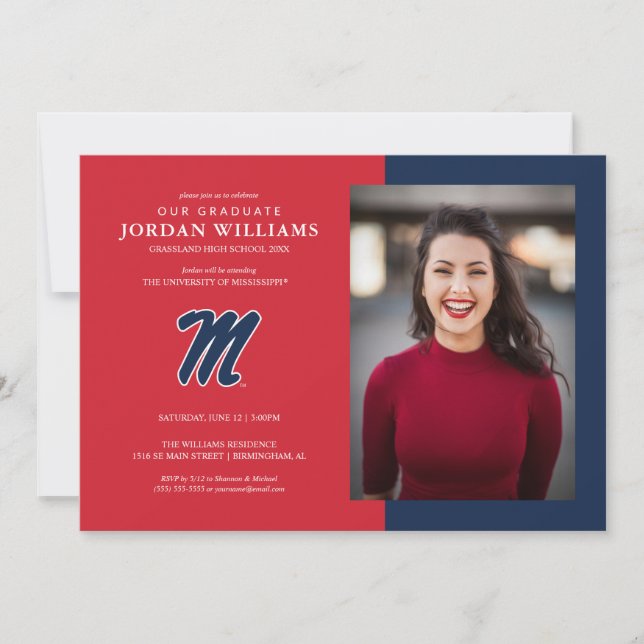 University of Mississippi | Script M Announcement (Front)