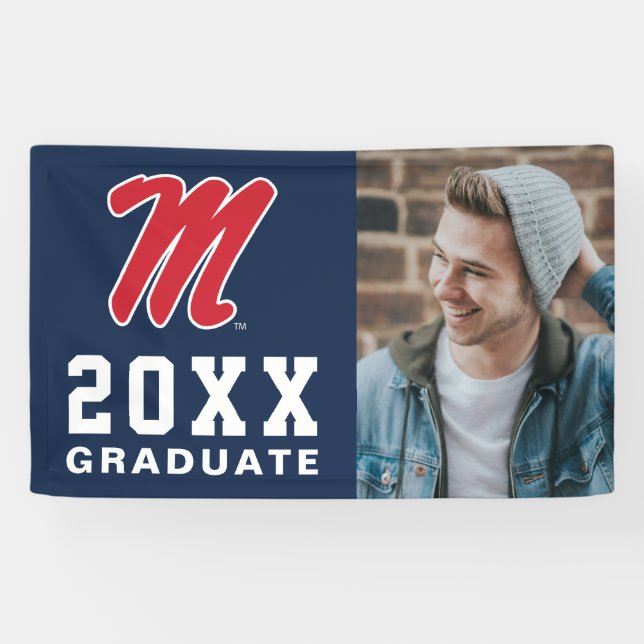University of Mississippi | Script M Banner (Horizontal)