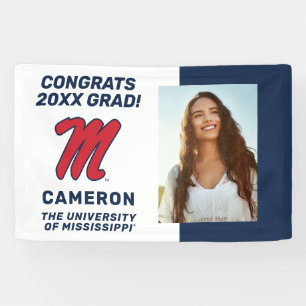 University of Mississippi   Script M Banner