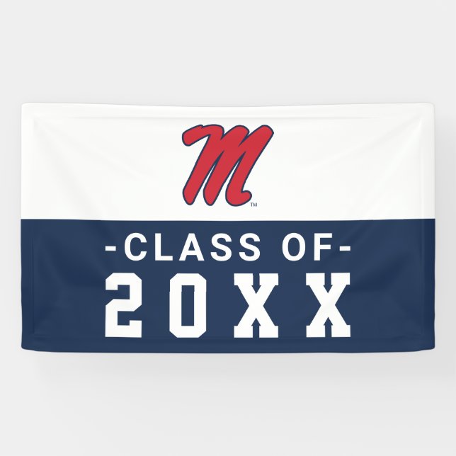 University of Mississippi | Script M Banner (Horizontal)