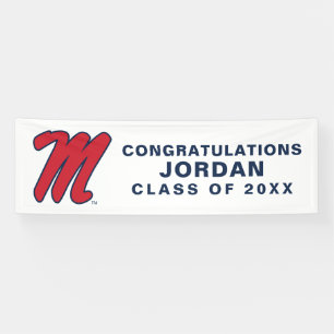 University of Mississippi   Script M Banner