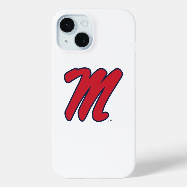 University of Mississippi | Script M Case-Mate iPhone Case (Back)