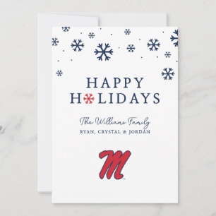 University of Mississippi   Script M Holiday Card