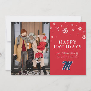 University of Mississippi   Script M Holiday Card