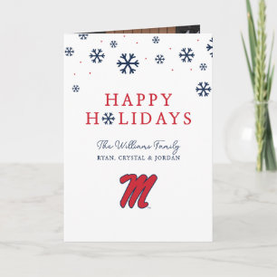 University of Mississippi   Script M Holiday Card
