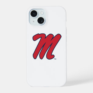 University of Mississippi Script M iPhone 15 Case