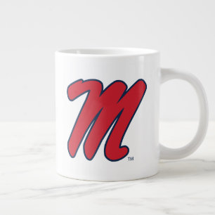 University of Mississippi   Script M Large Coffee Mug