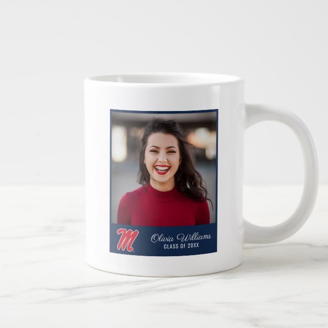 University of Mississippi | Script M Large Coffee Mug (Right)