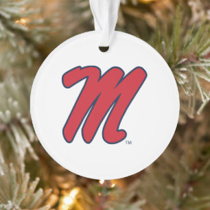 University of Mississippi Script M Ornament