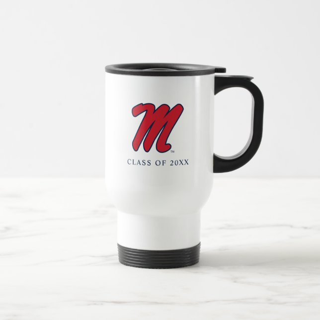 University of Mississippi | Script M Travel Mug (Right)