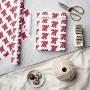University of Mississippi Script M Wrapping Paper