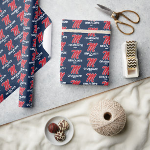University of Mississippi   Script M Wrapping Paper