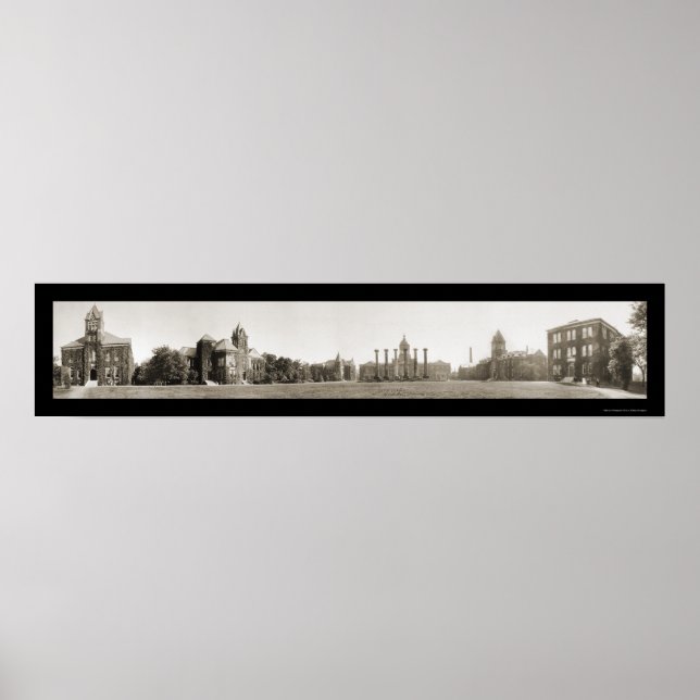 University of Missouri Photo 1910 Poster (Front)