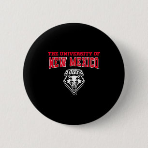 University Of New Mexico Unm Lobos Ncaa Unm&#   6 Cm Round Badge