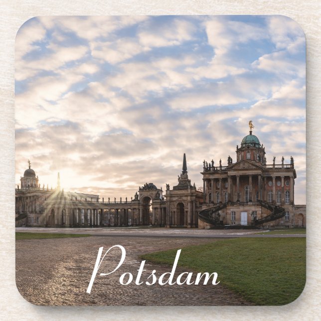 University of Potsdam at sunset in Germany Coaster (Front)
