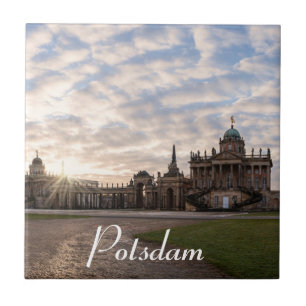 University of Potsdam at sunset in Germany Tile