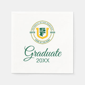 University of San Francisco Graduation Napkin