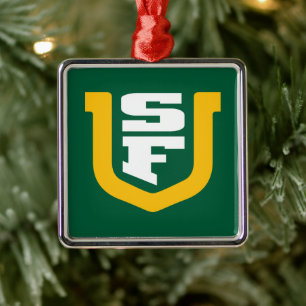 University of San Francisco Holiday Metal Tree Decoration