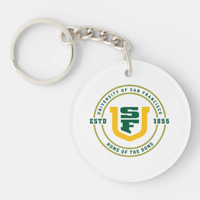 University of San Francisco Key Ring (Front)
