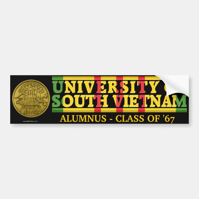 University of South Vietnam Alumnus Sticker (Front)