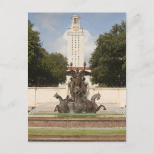 University of Texad Clock Tower. Postcard