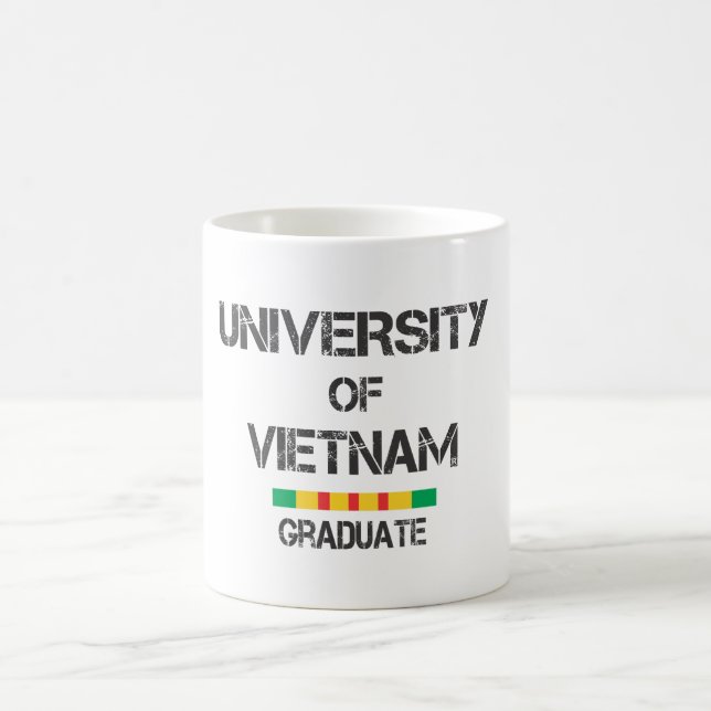 University of Vietnam graduate distressed 1 mug (Center)