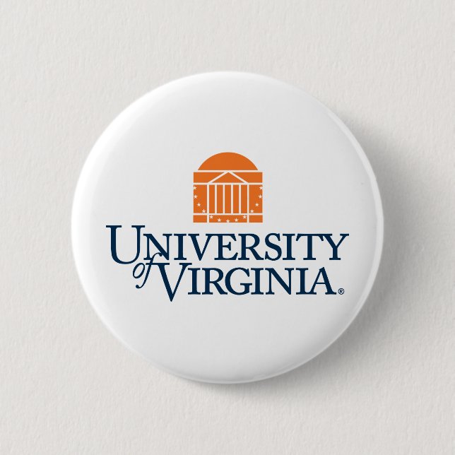 University of Virginia 6 Cm Round Badge (Front)