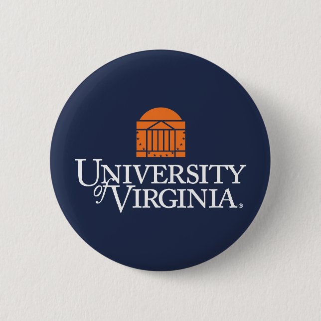 University of Virginia 6 Cm Round Badge (Front)