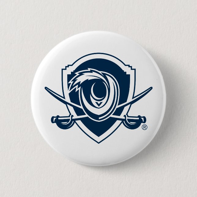 University of Virginia | Cavalier Shield 6 Cm Round Badge (Front)