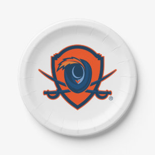 University of Virginia Cavalier Shield Paper Plate