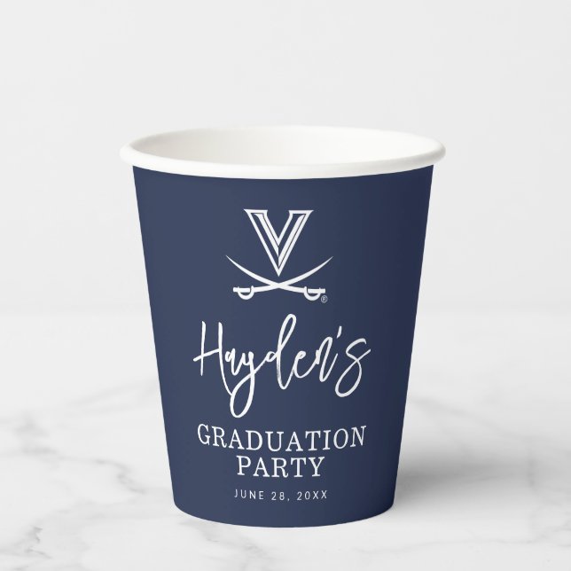 University of Virginia Graduation Paper Cups (Front)