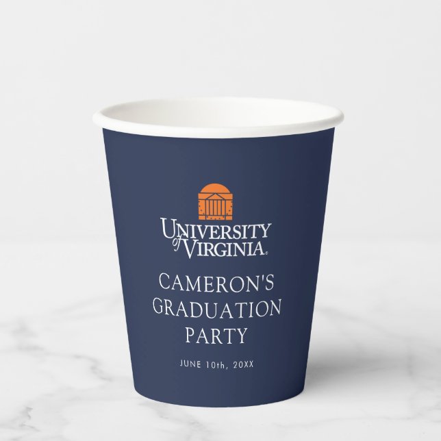 University of Virginia Graduation Paper Cups (Front)