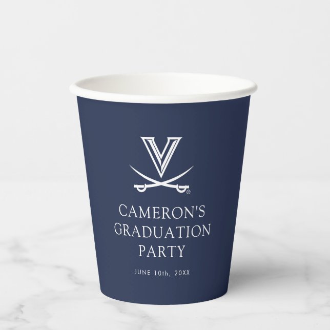 University of Virginia Graduation Paper Cups (Front)