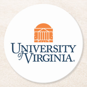 University of Virginia Round Paper Coaster