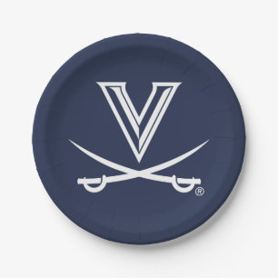 University of Virginia Sabre Paper Plate
