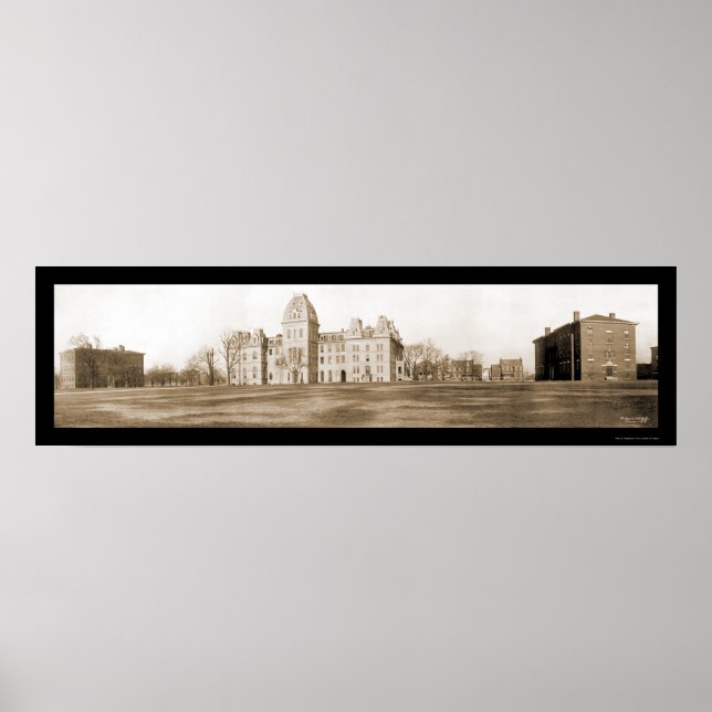 University Richmond VA Photo 1909 Poster (Front)