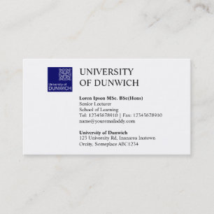 University Style v2 Business Card