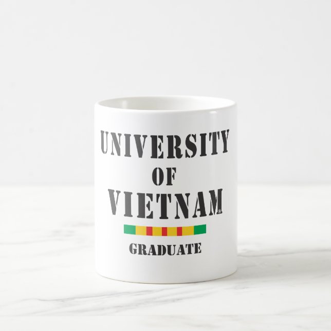 Univesity of Vietnam graduate stencil Coffee Mug (Center)