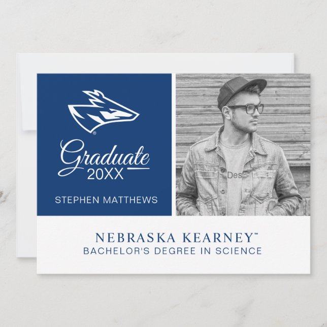UNK Lopers Graduate Invitation (Front)