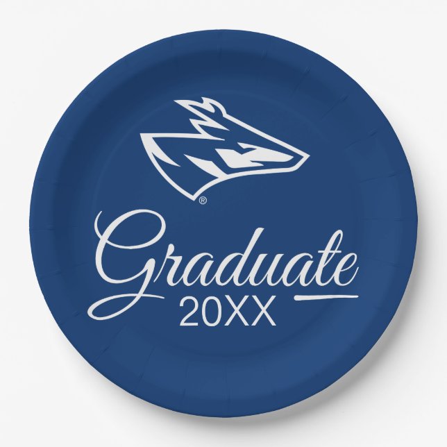 UNK Lopers Graduate Paper Plate (Front)