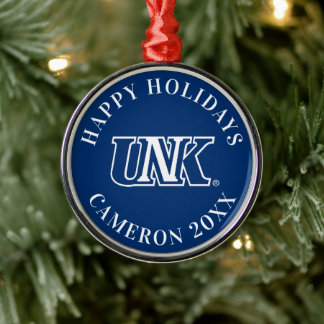 UNK | University of Nebraska at Kearney Metal Tree Decoration