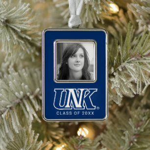 UNK   University of Nebraska at Kearney Silver Plated Framed Ornament